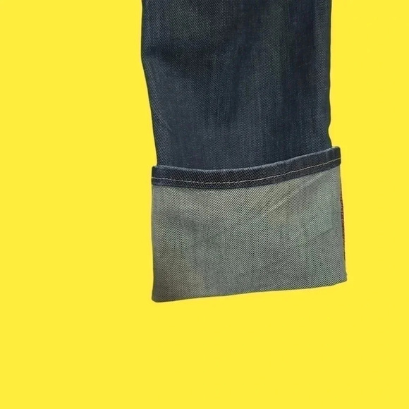 Banana Republic Jeans Womens Size 4  Wash Cuffed Cropped Capri Denim Blue - Picture 11 of 11